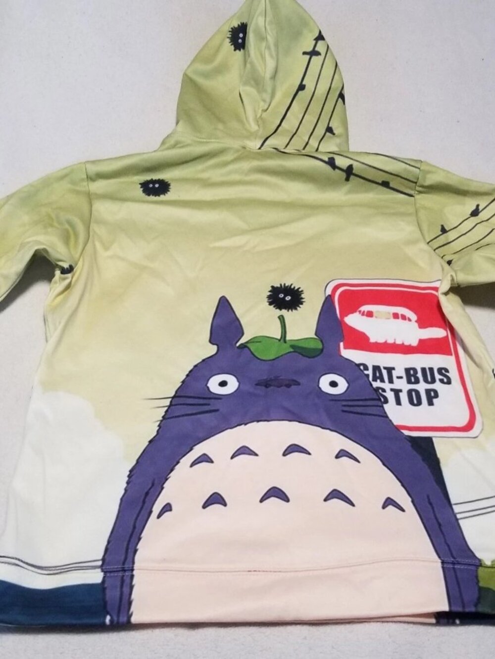 My Neighbor Totoro Men Size Small All Over Print Hoodie Style No. 33HH033 Anime - Picture 6 of 7